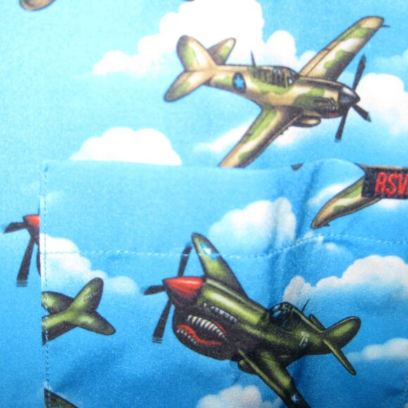 Roosevelts Top Gun Wingman RSVLTS Shirt Men's Blue Maverick Goose Size 4 -5 XL - Picture 6 of 12